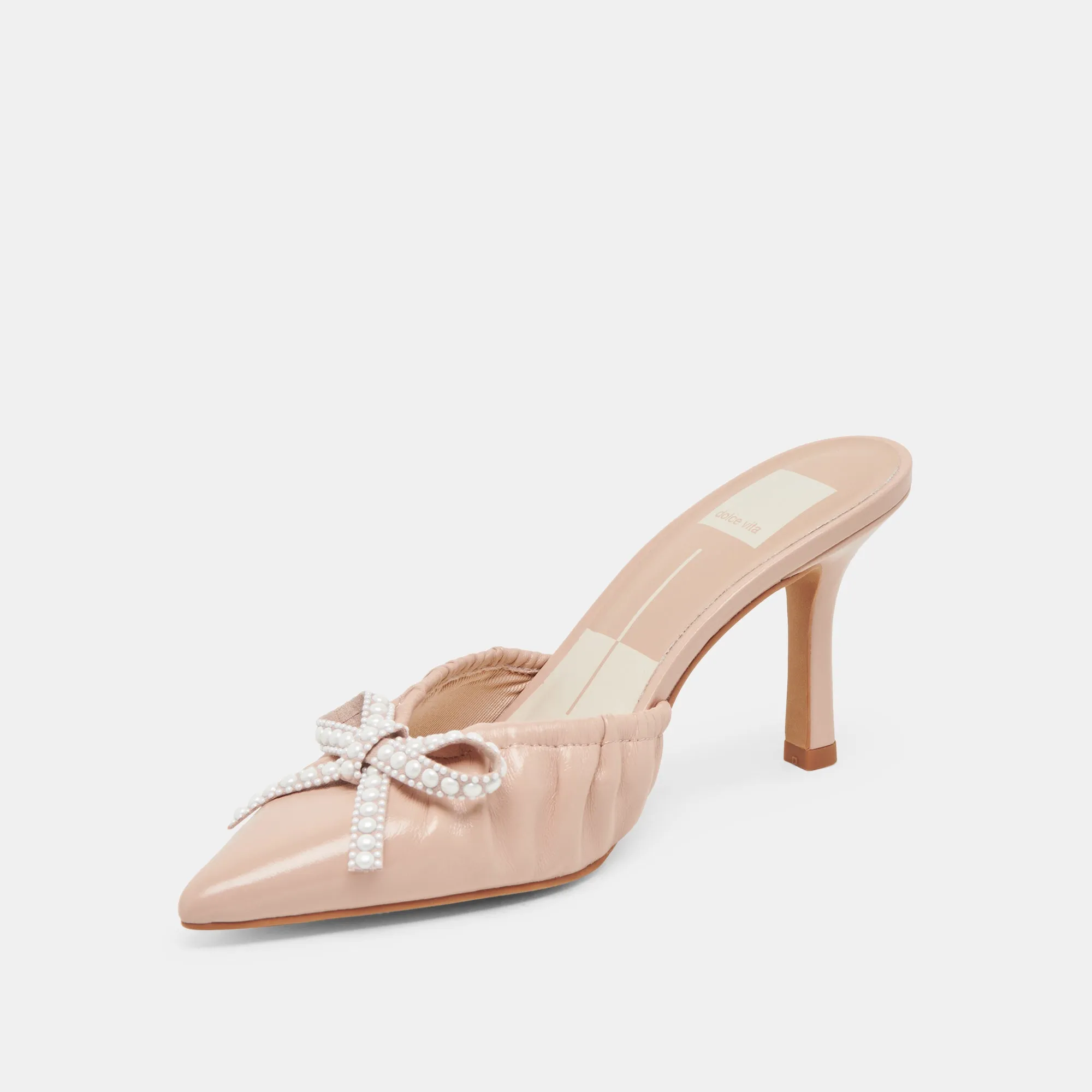 KAIRI PERLES TALONS ROSE PATINÉ FROISSÉ