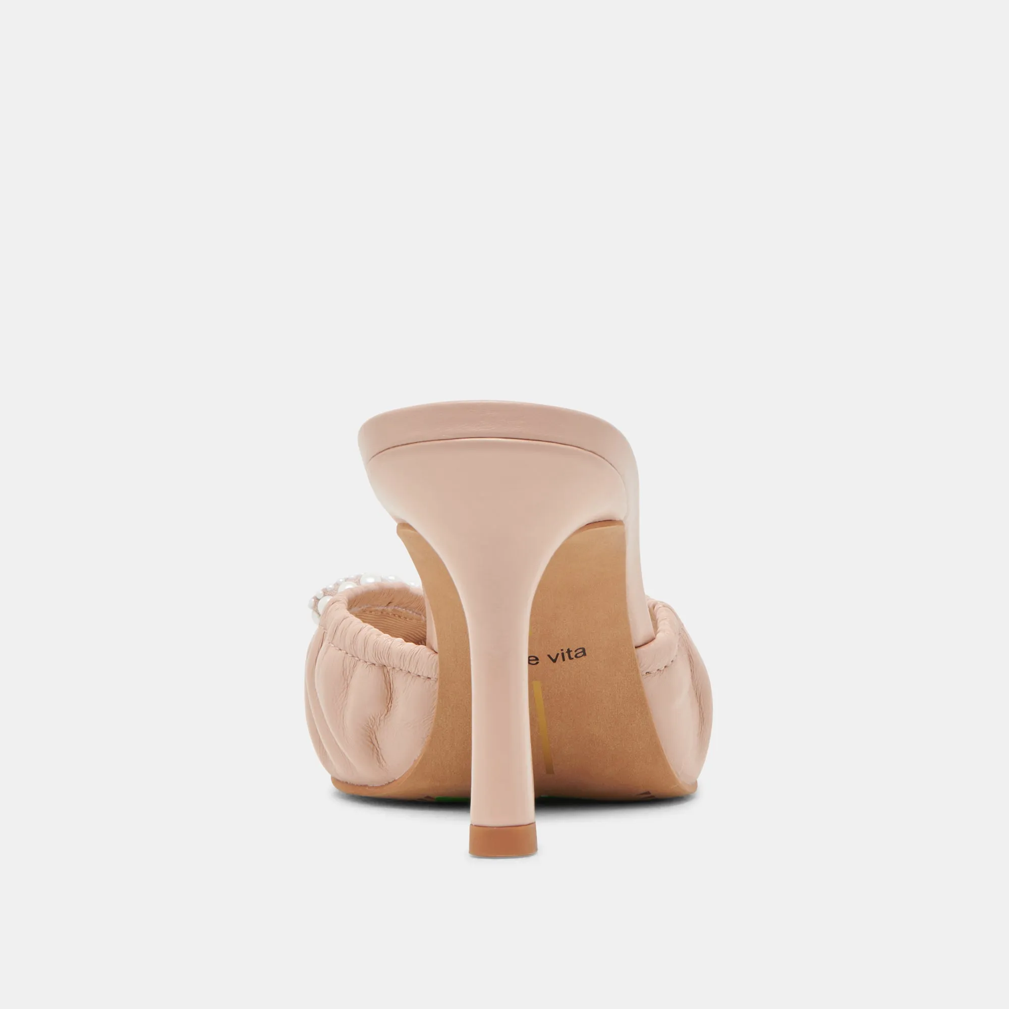 KAIRI PERLES TALONS ROSE PATINÉ FROISSÉ