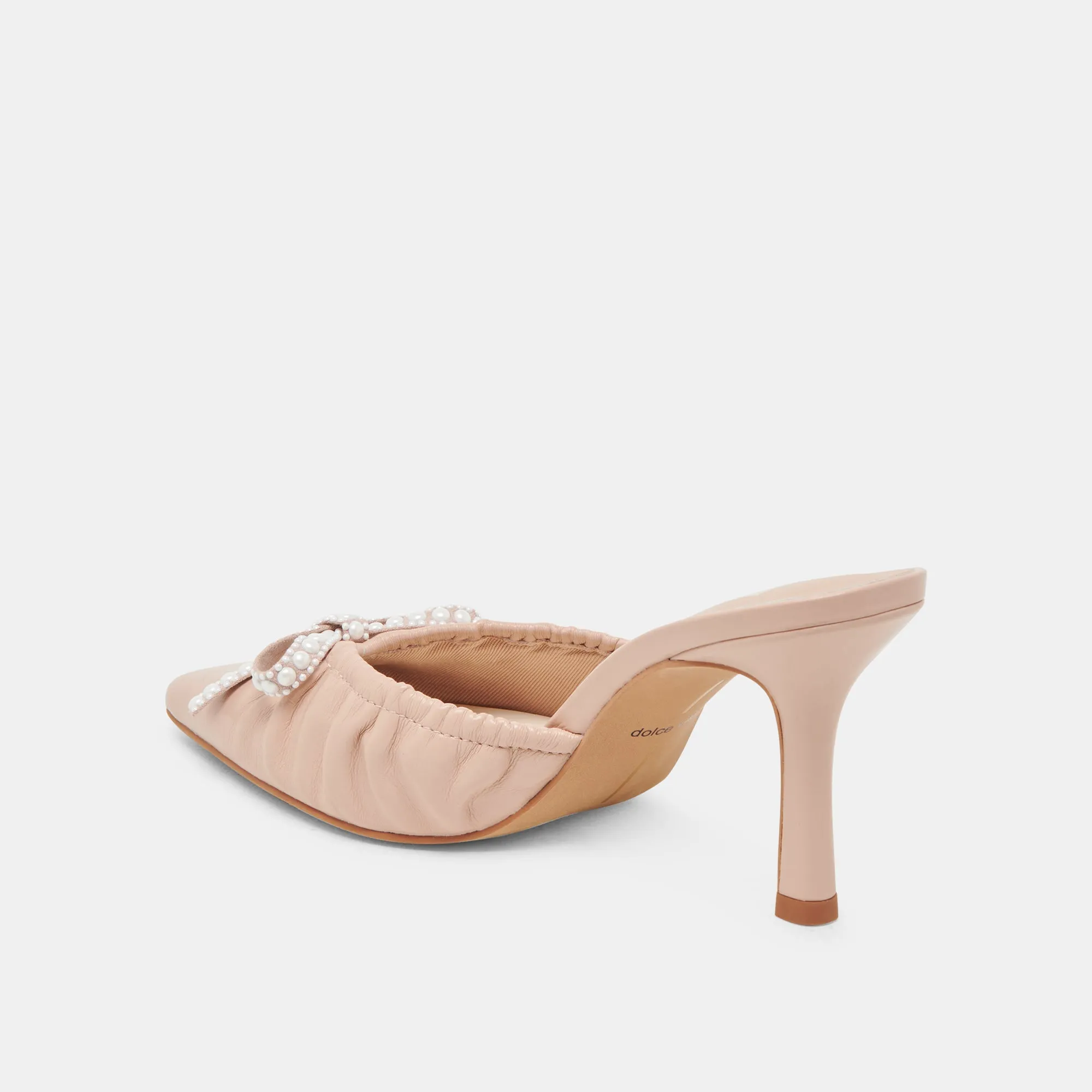 KAIRI PERLES TALONS ROSE PATINÉ FROISSÉ