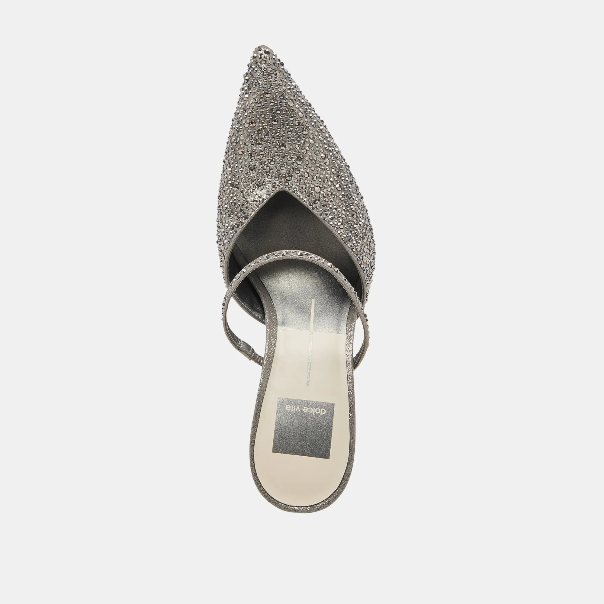 TALONS CRISTAL KANIKA TISSU GUNMETAL