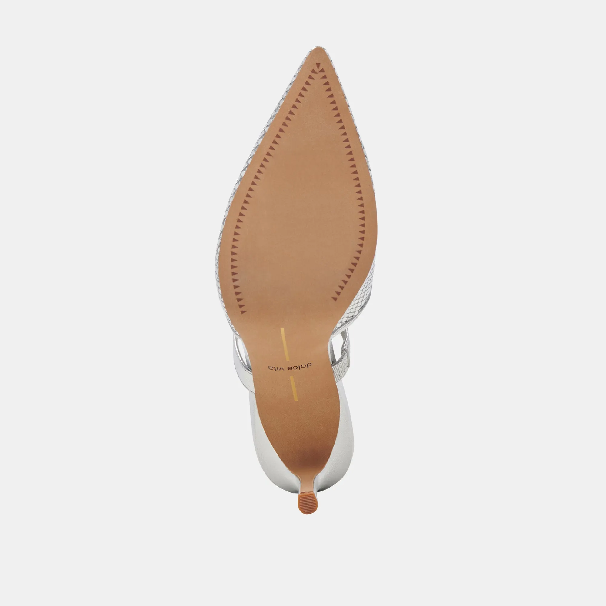 TALONS KANIKA EN MAILLAGE ARGENTÉ MAILLAGE MÉTALLISÉ