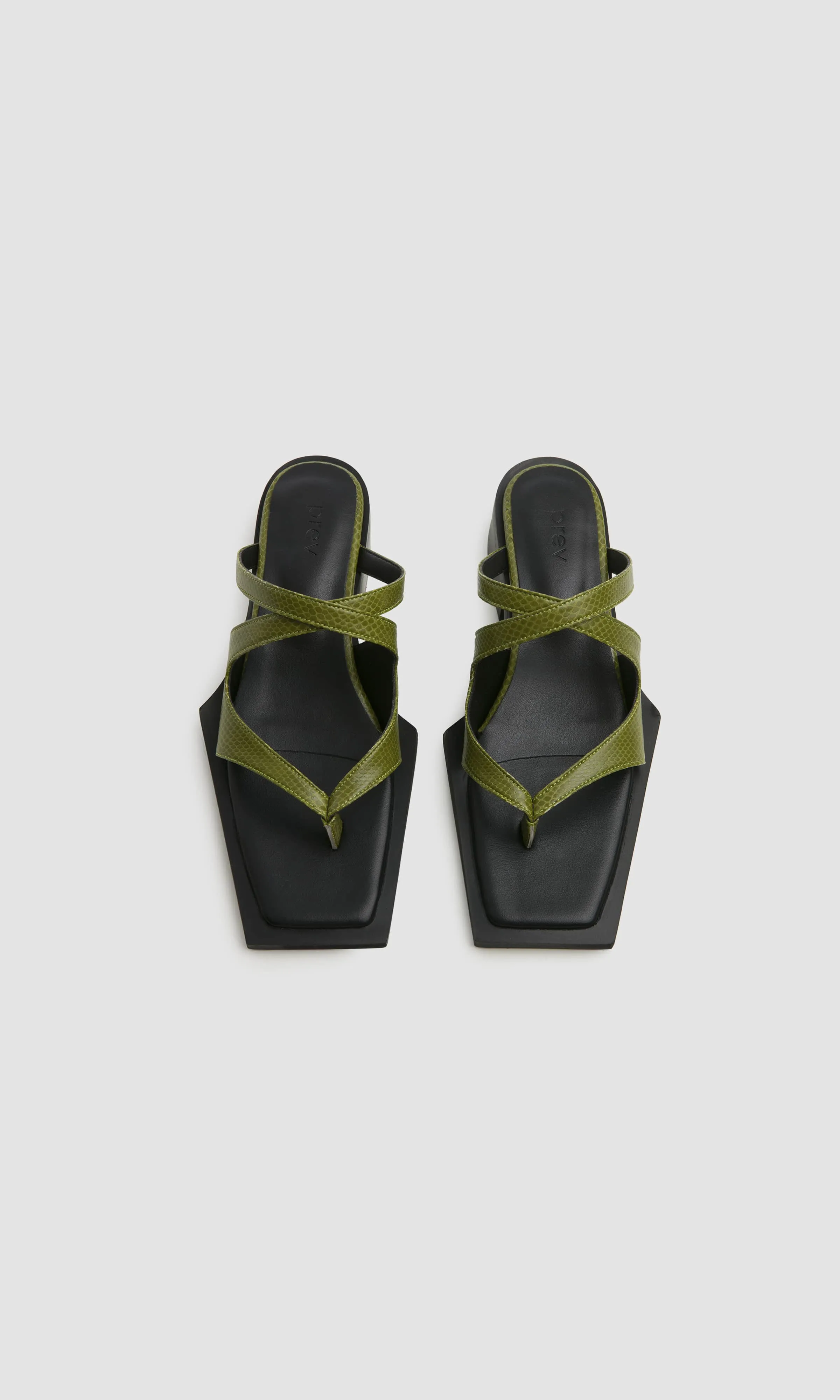 Mules Karel Vegan en Cuir de Pomme | Vert Romarin