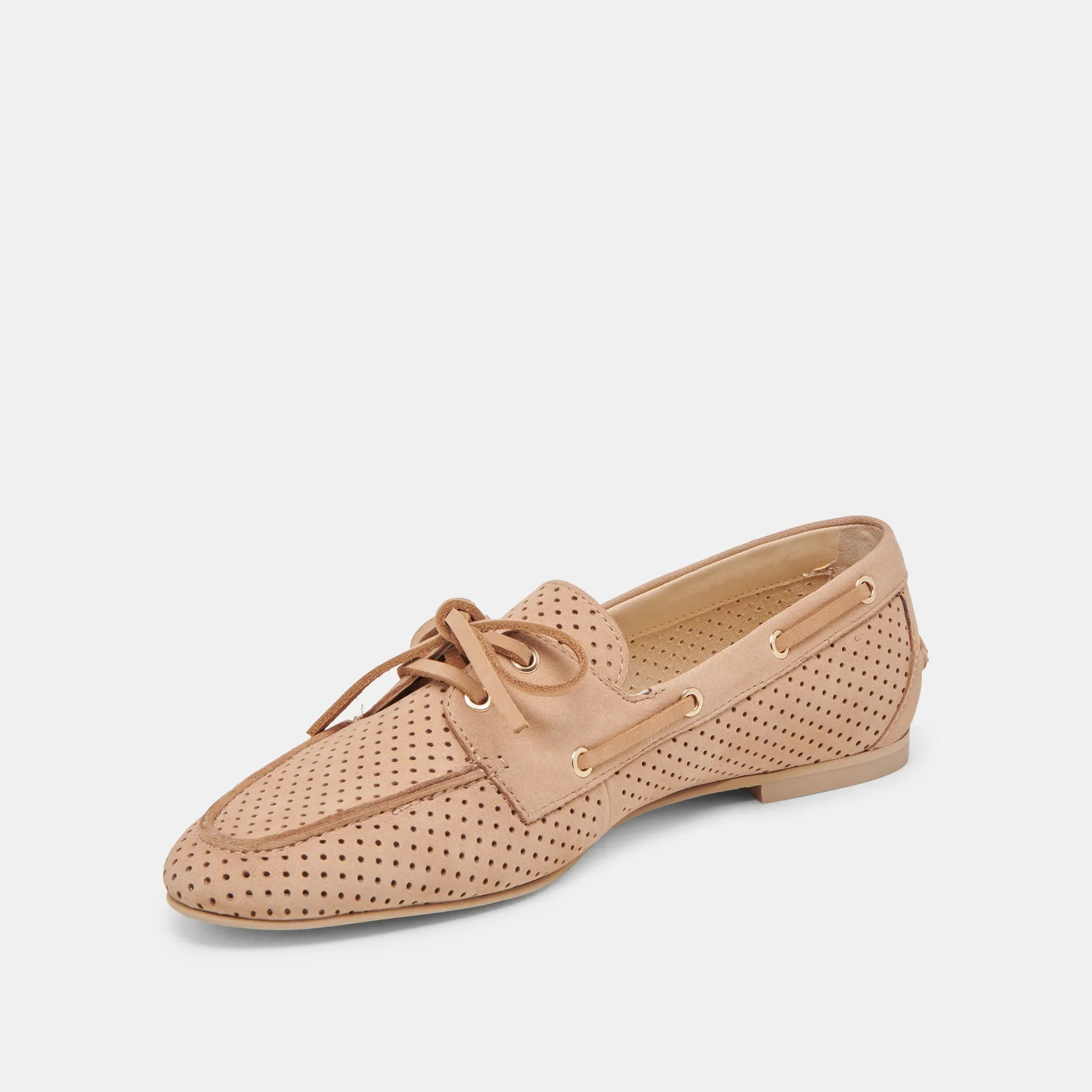 LAKIN LOAFERS BAMBOU NUBUCK PERFORÉ