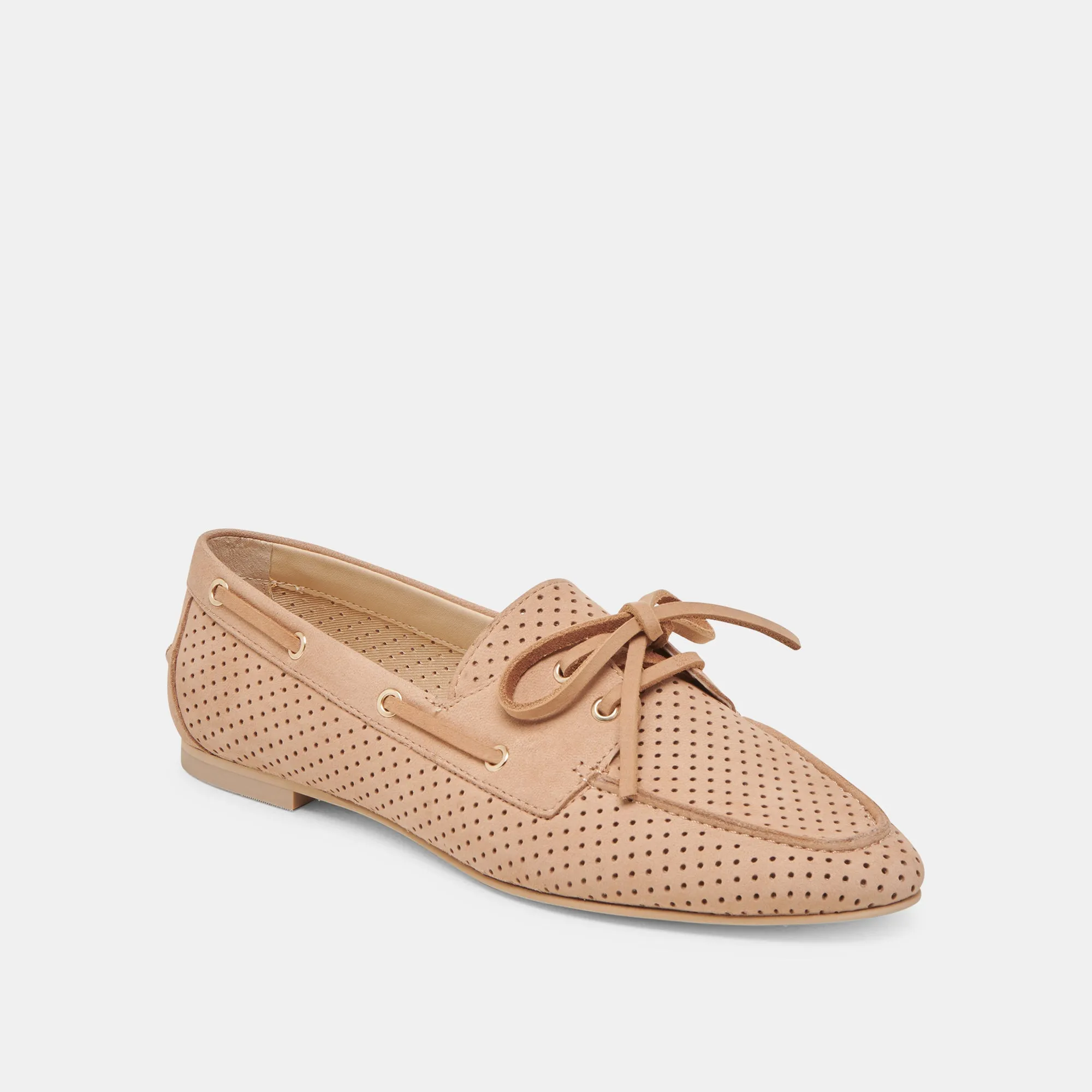 LAKIN LOAFERS BAMBOU NUBUCK PERFORÉ