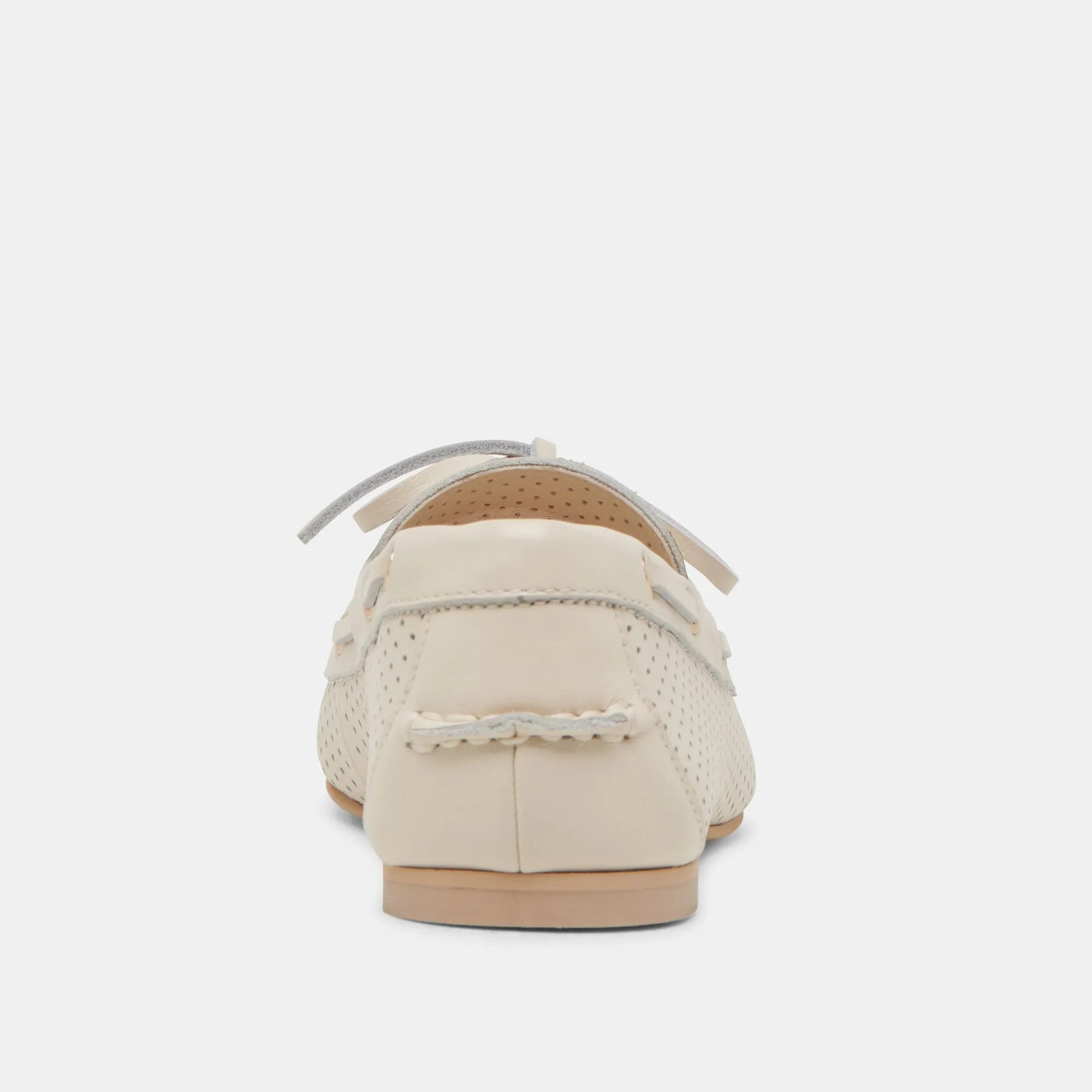 LAKIN LOAFERS IVOIRE CUIR PERFORÉ