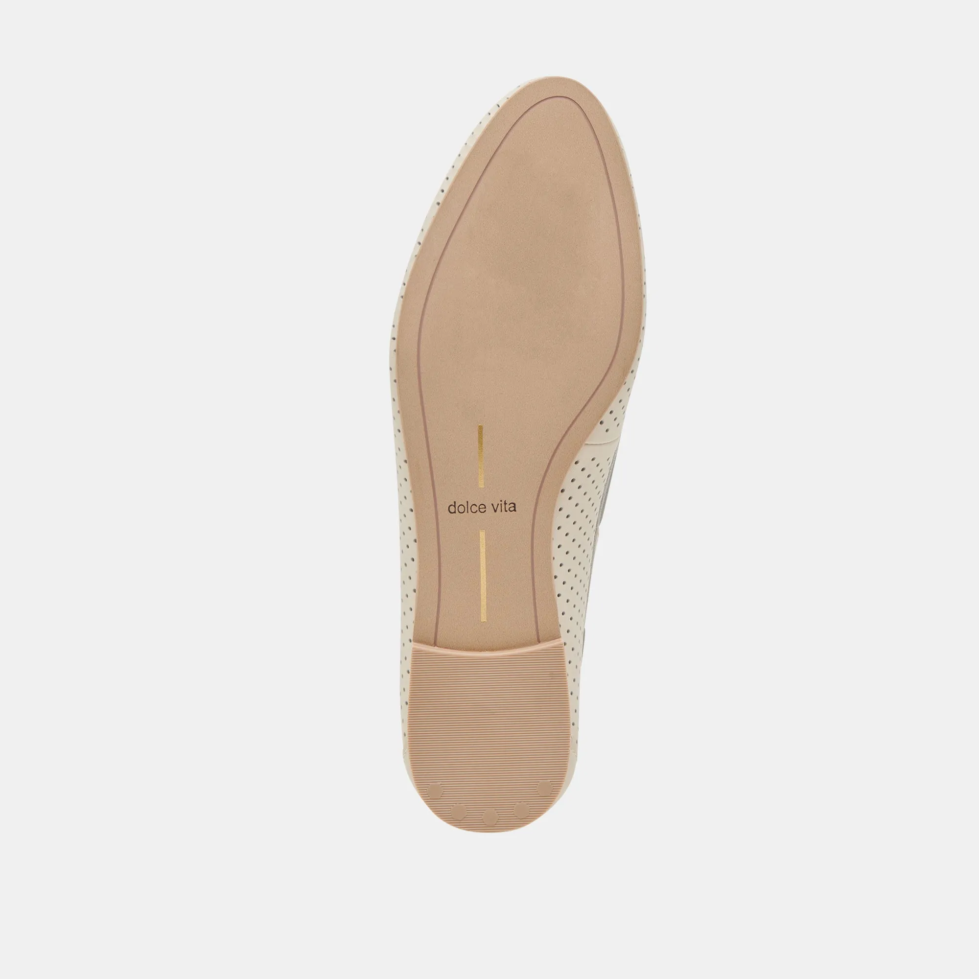 LAKIN LOAFERS IVOIRE CUIR PERFORÉ
