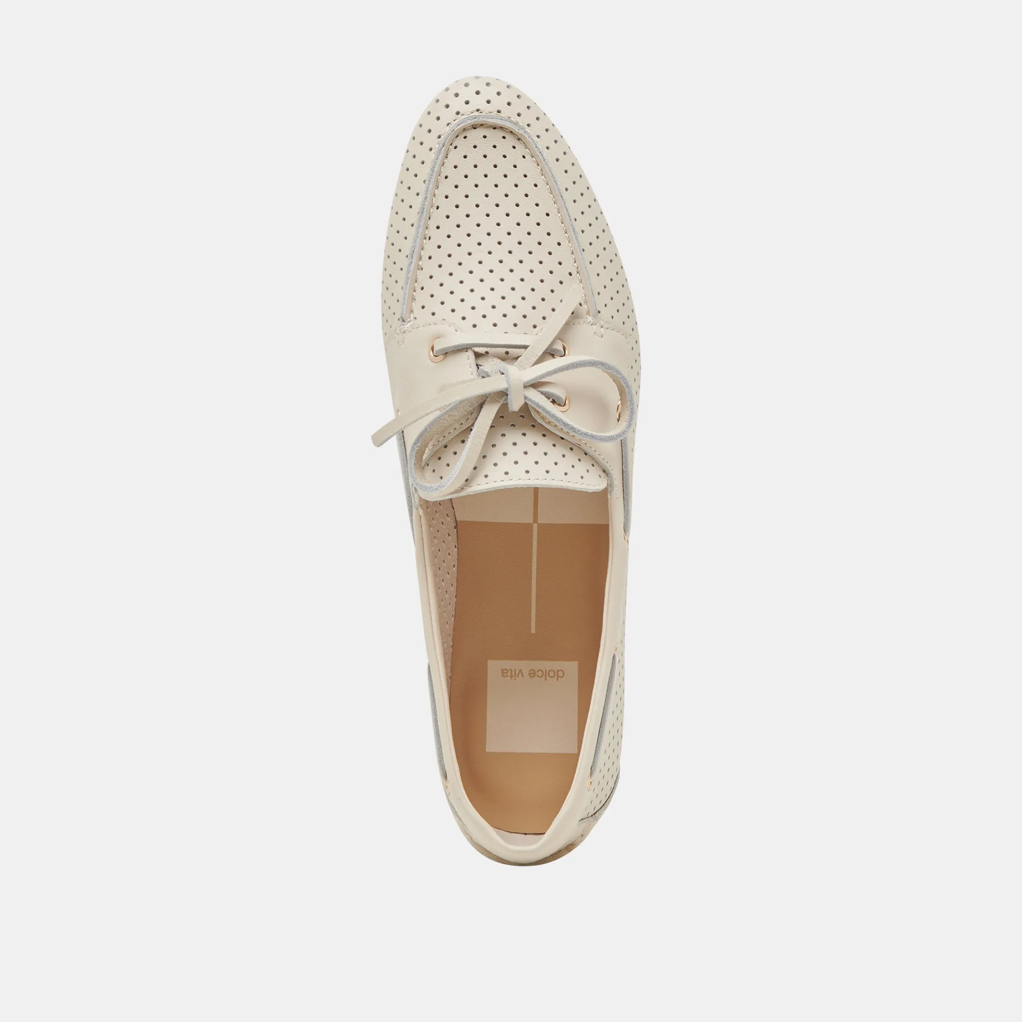LAKIN LOAFERS IVOIRE CUIR PERFORÉ
