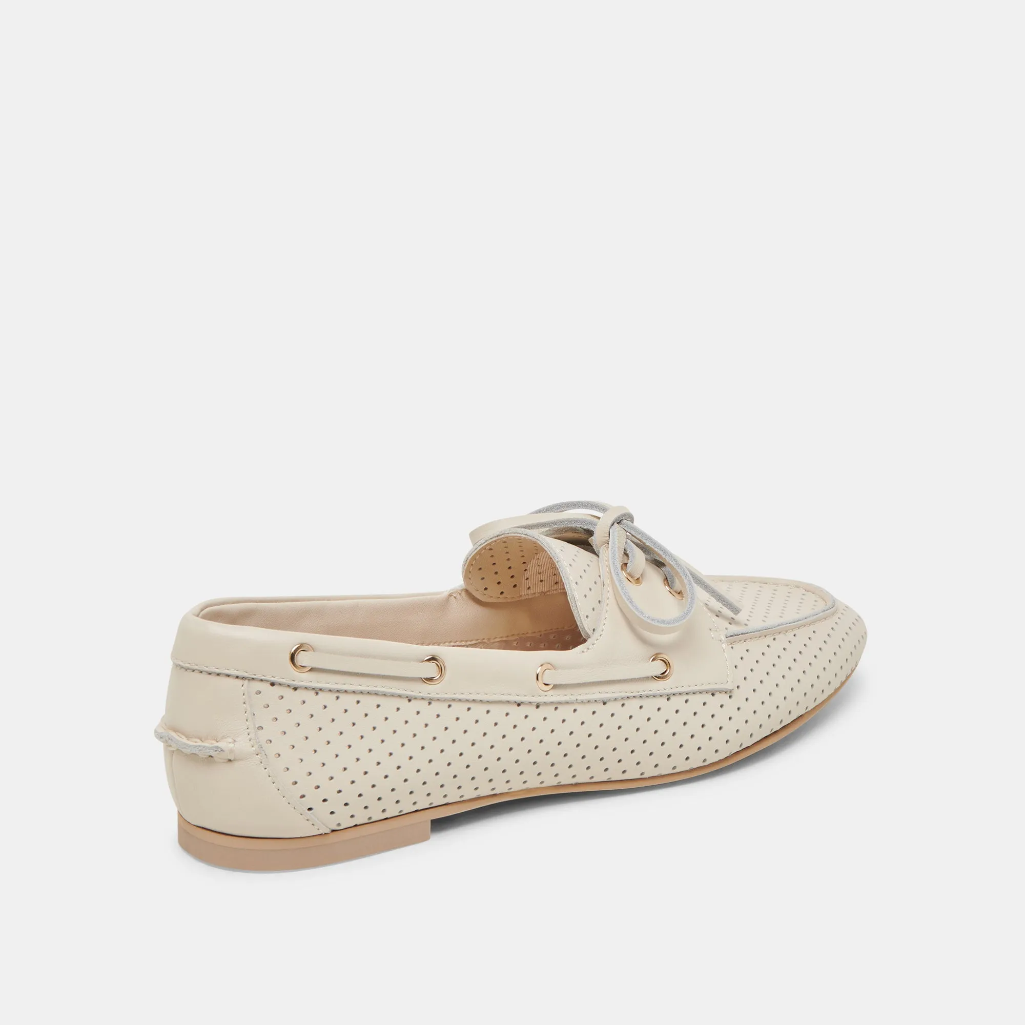 LAKIN LOAFERS IVOIRE CUIR PERFORÉ