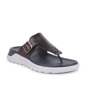 Leap7x By Liberty Mens CHARLY-1E Pantoufles Décontractées Marron Foncé
