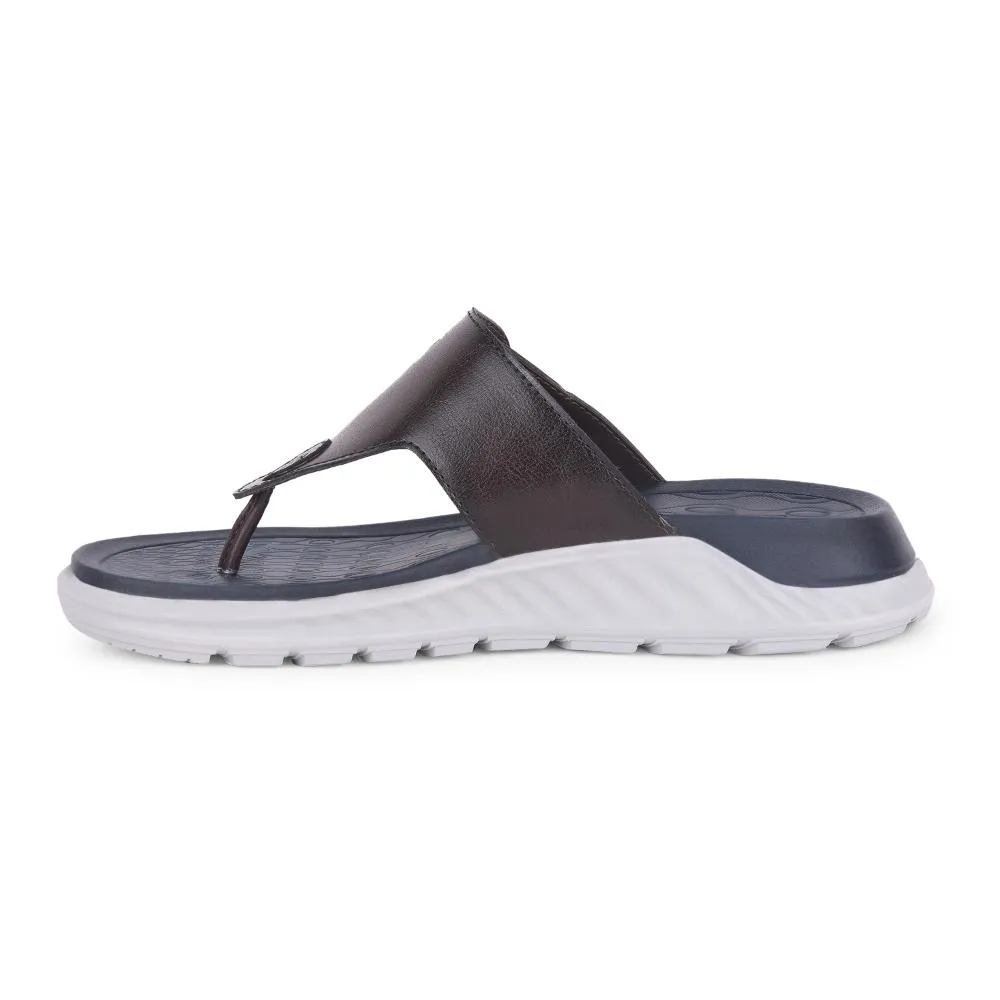 Leap7x By Liberty Mens CHARLY-1E Pantoufles Décontractées Marron Foncé