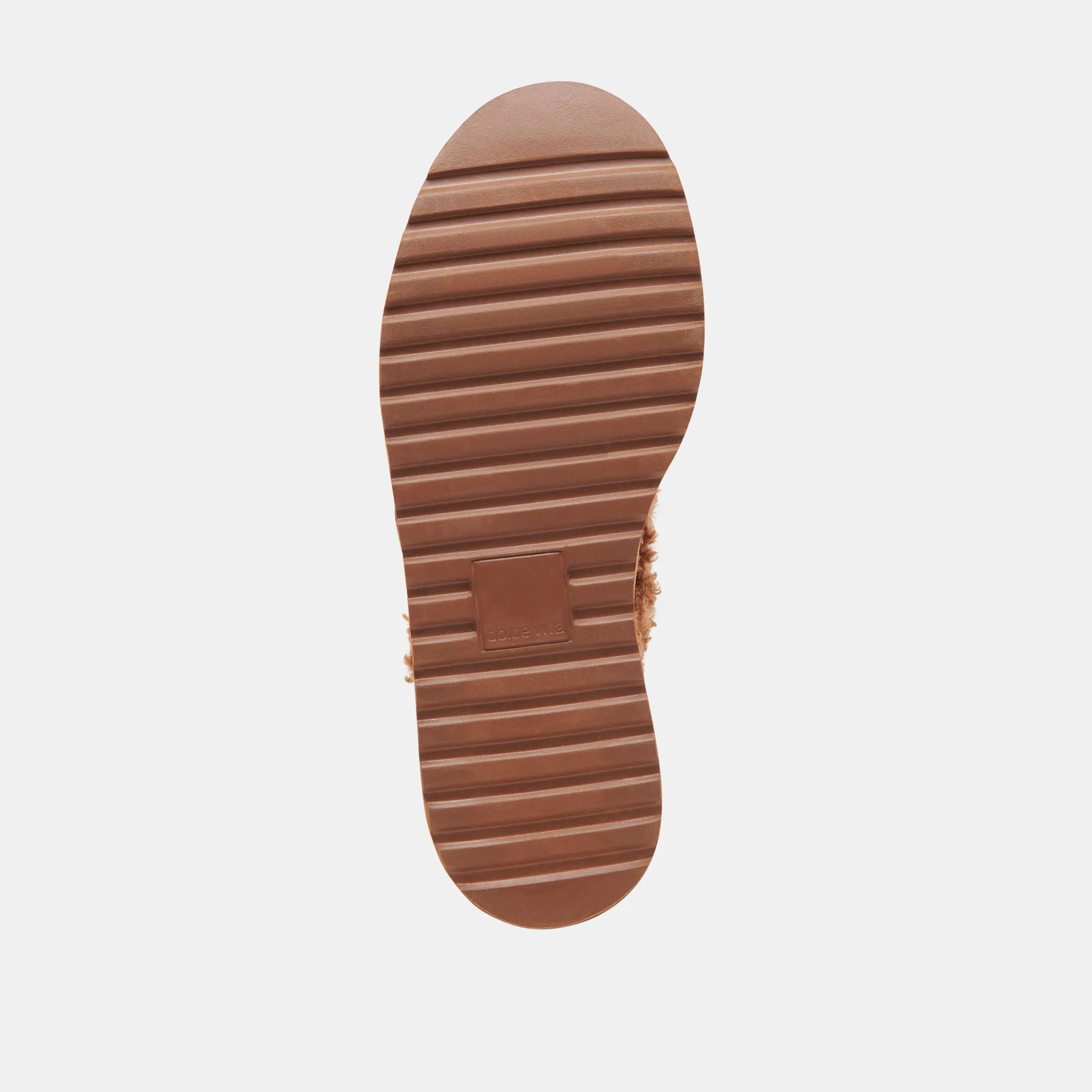 LELANI PLUSH FLATS PECAN SUÈDE