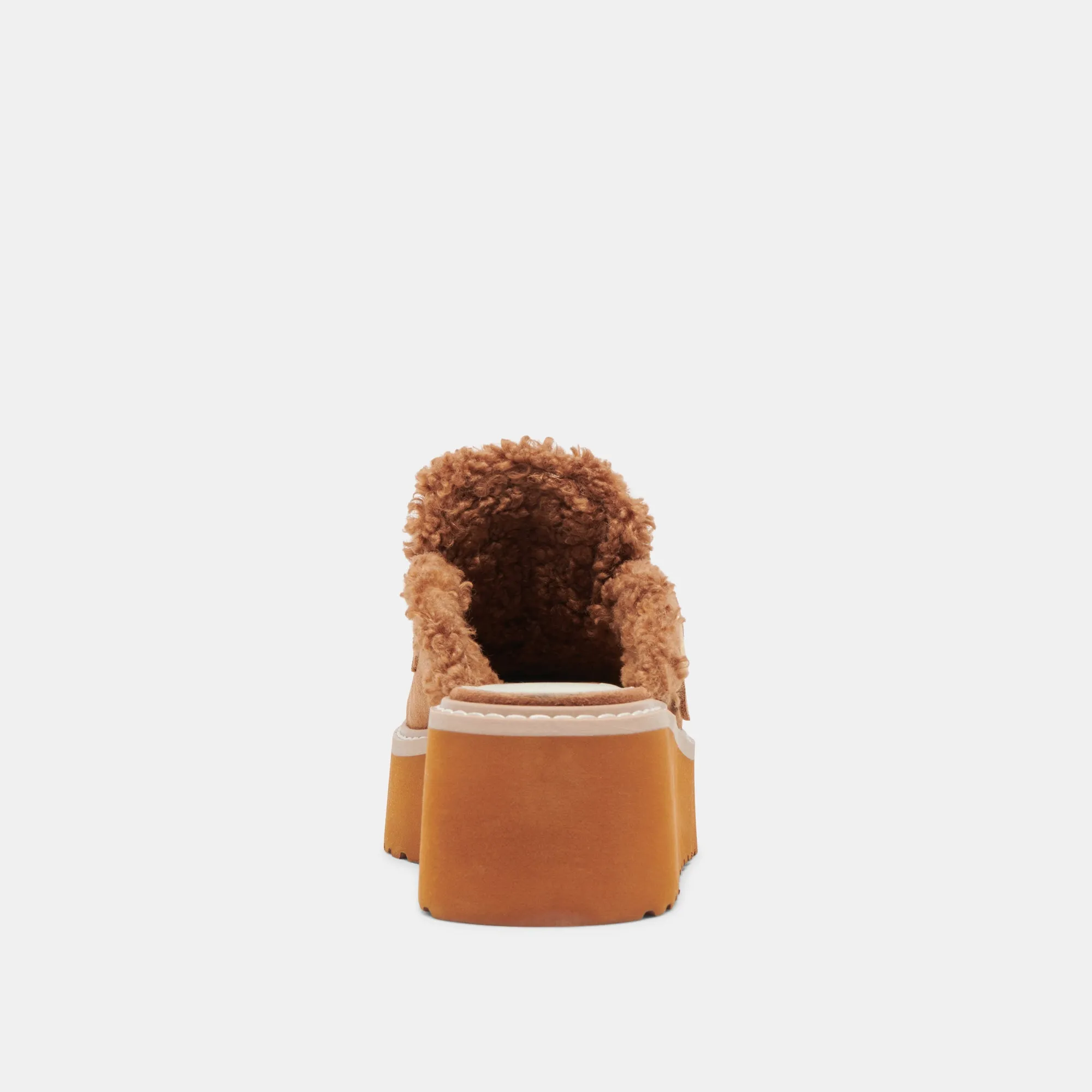 LELANI PLUSH FLATS PECAN SUÈDE