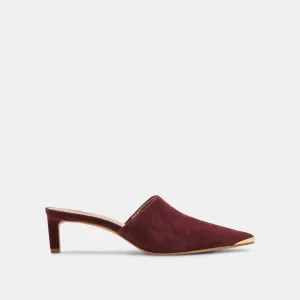 LEXY HEELS SUÈDE CANNEBERGE
