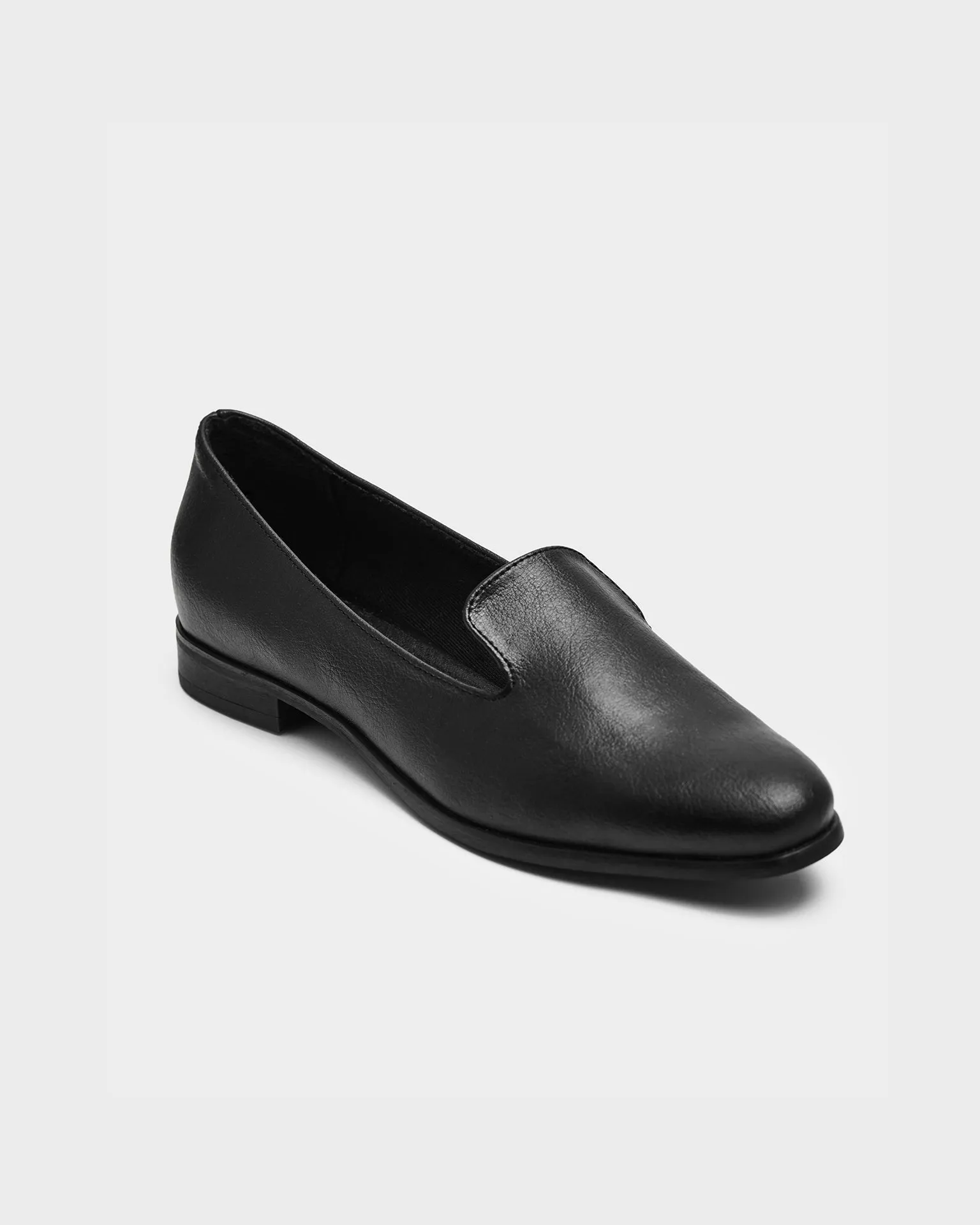 Lords Women's Mocassins Végans en Cuir de Raisin | Noir