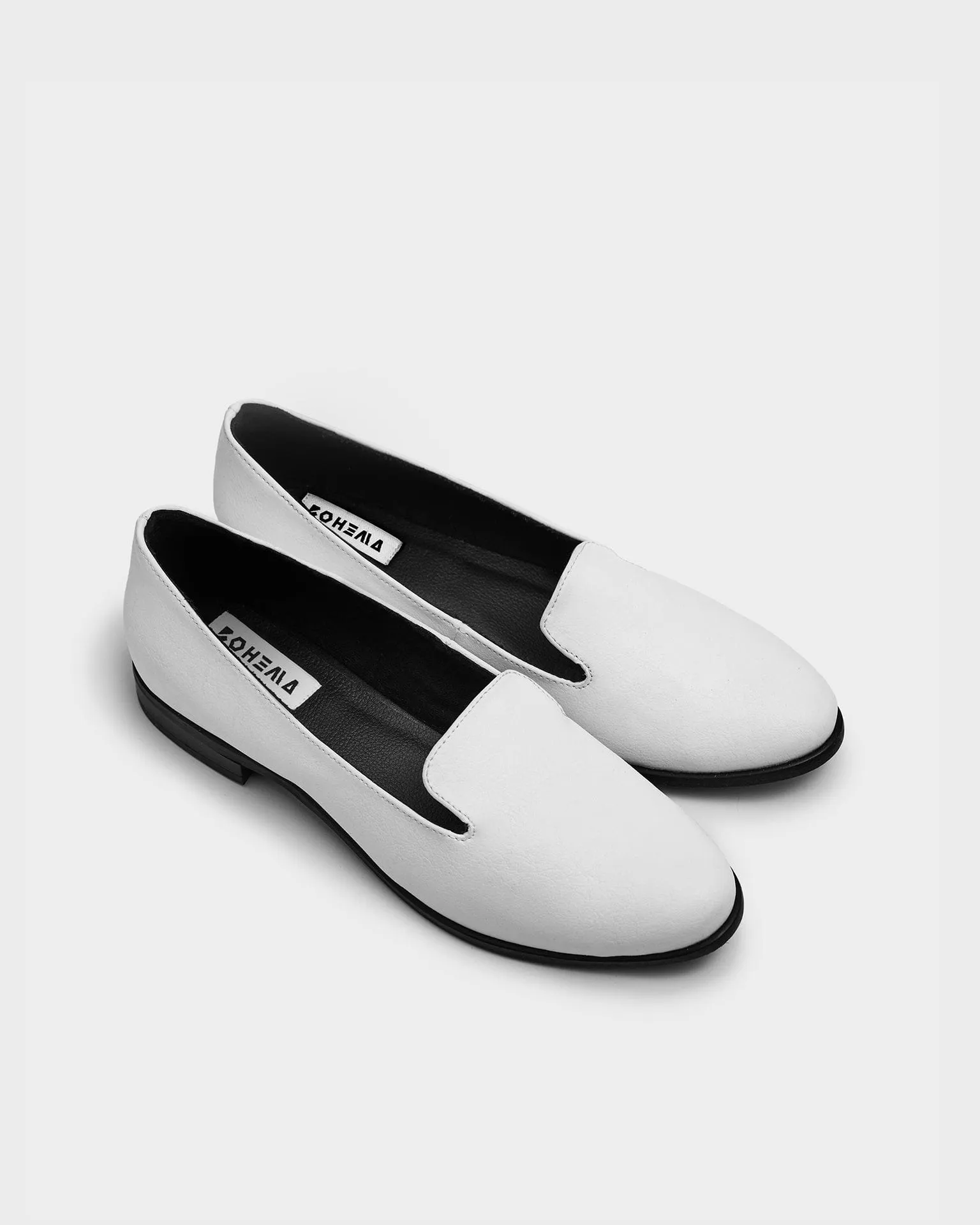 Lords Women's Grape Leather Vegan Loafers | Blanc