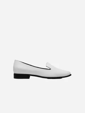 Lords Women's Grape Leather Vegan Loafers | Blanc