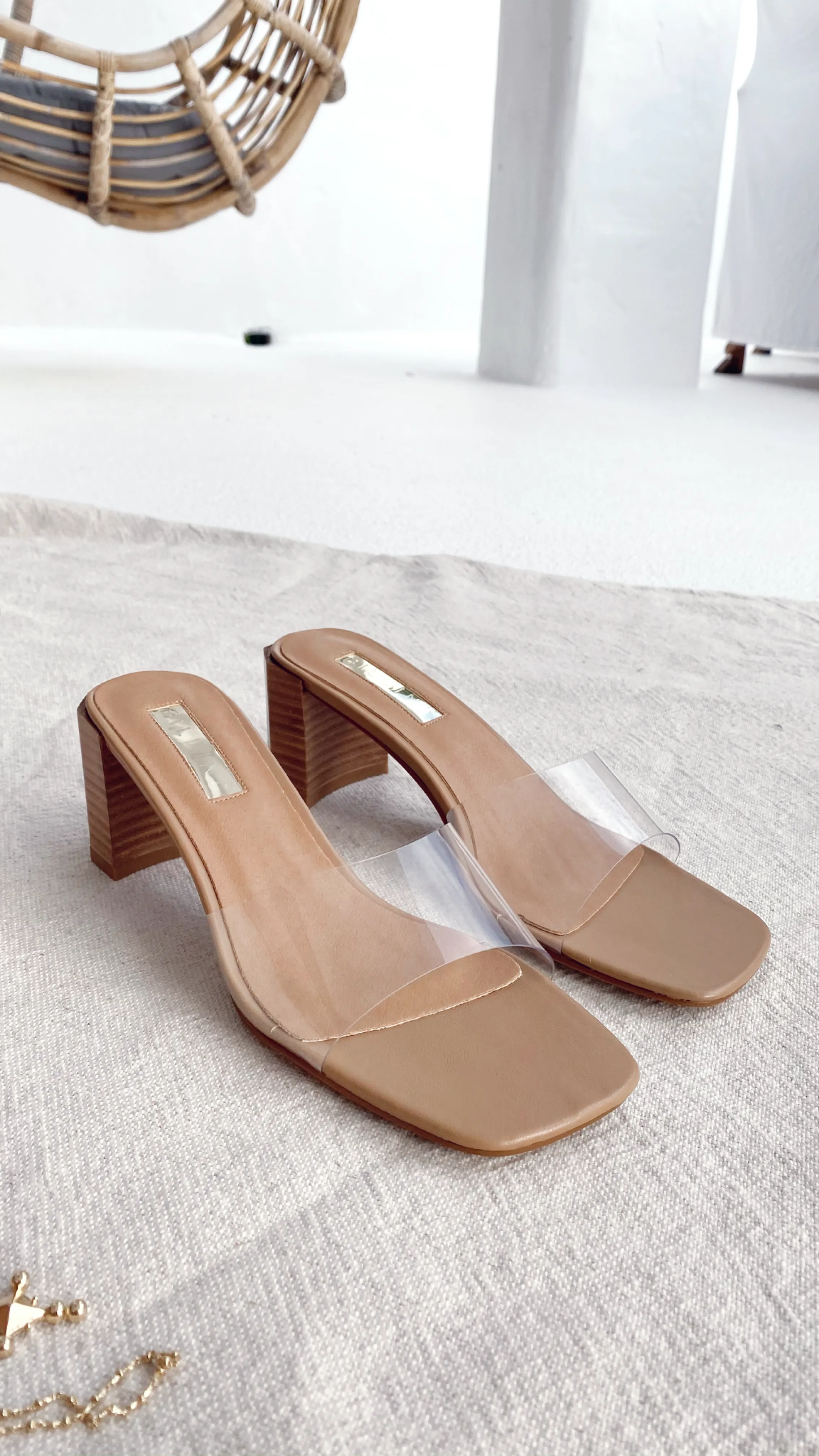 Lucy Heel - Argile/Transparent