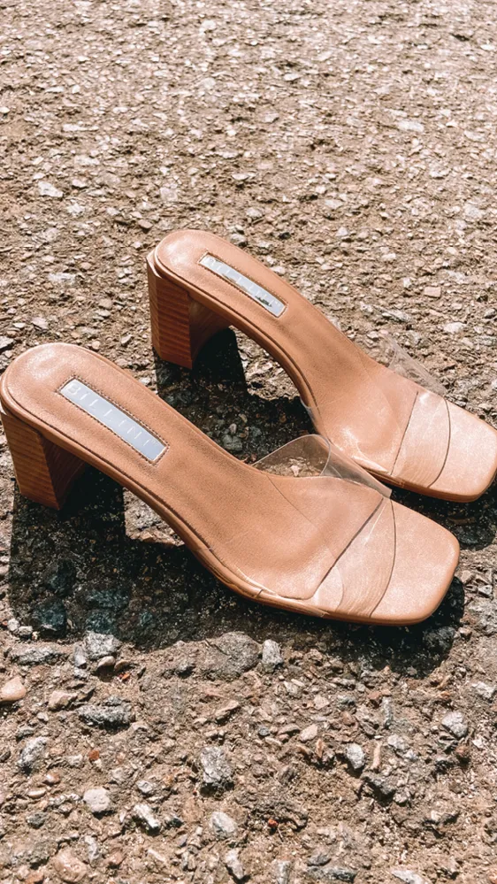 Lucy Heel - Argile/Transparent