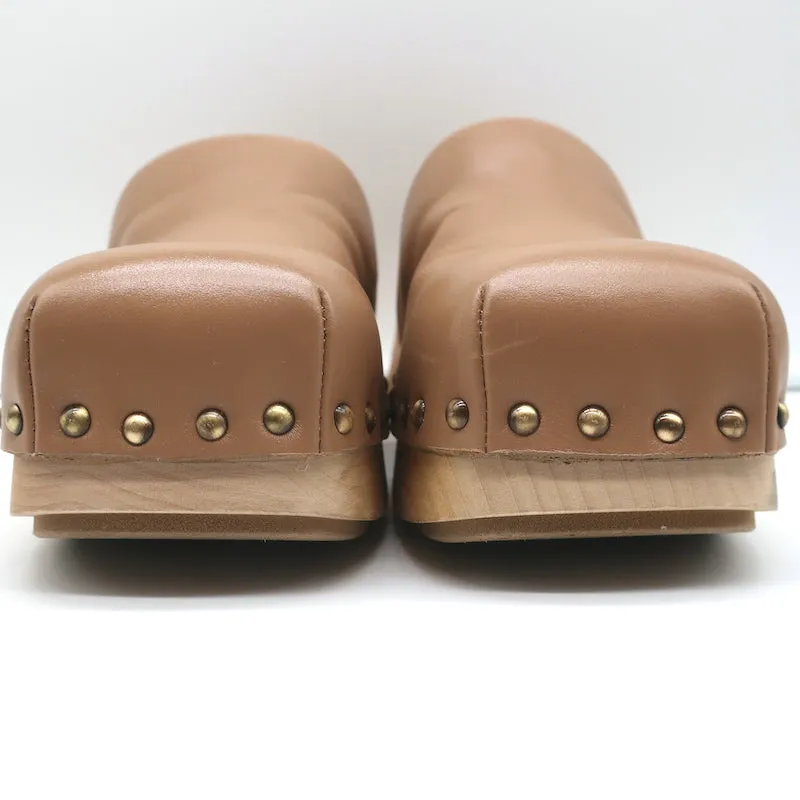Sabots Marsell Bottone en cuir noisette taille 37 Mules à plateforme