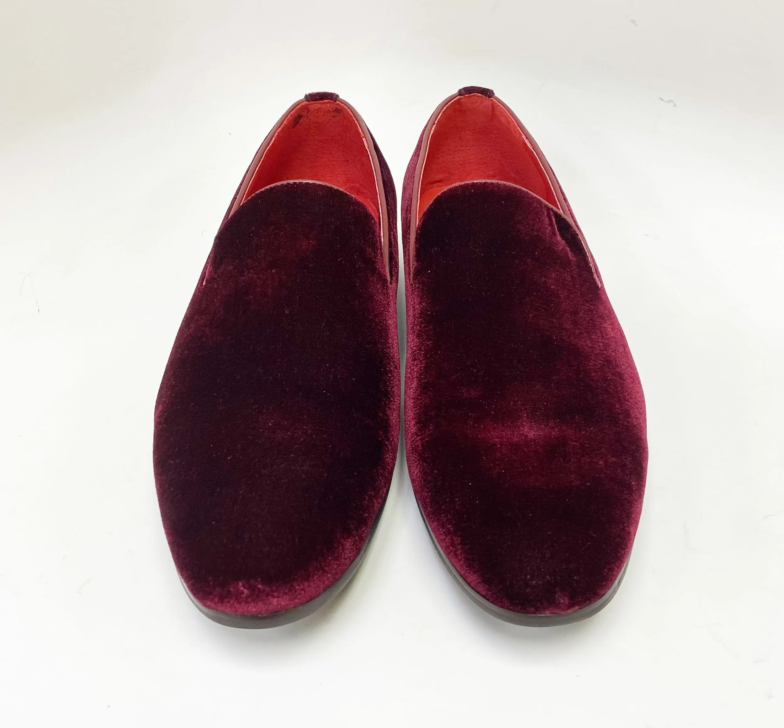 Maurice Velvet Venetian Loafer Bourgogne