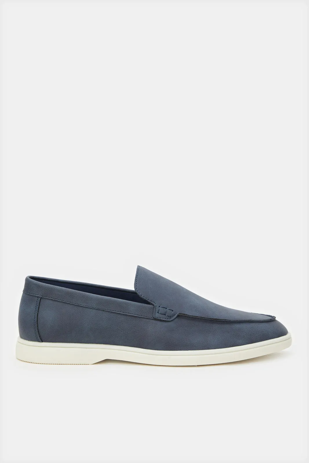 Mocassin Texturé Marine pour Homme