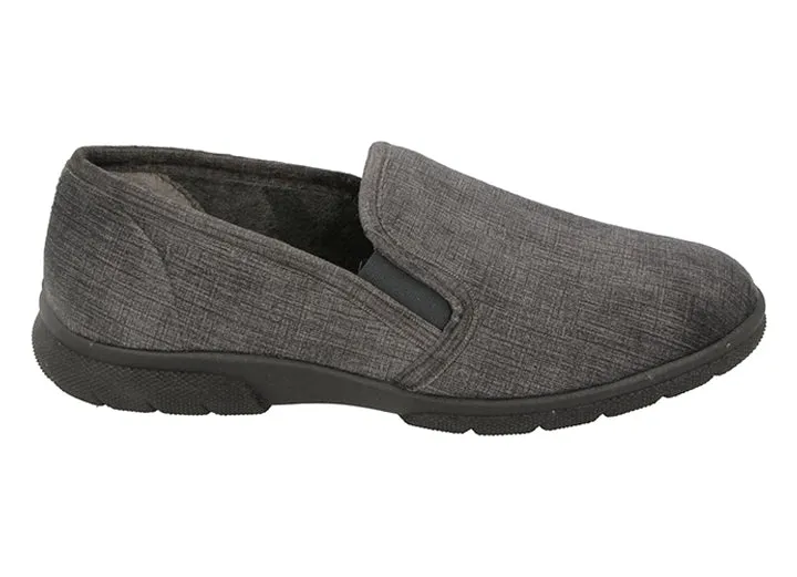 Chaussons à enfiler DB Kendal pour homme à largeur extra