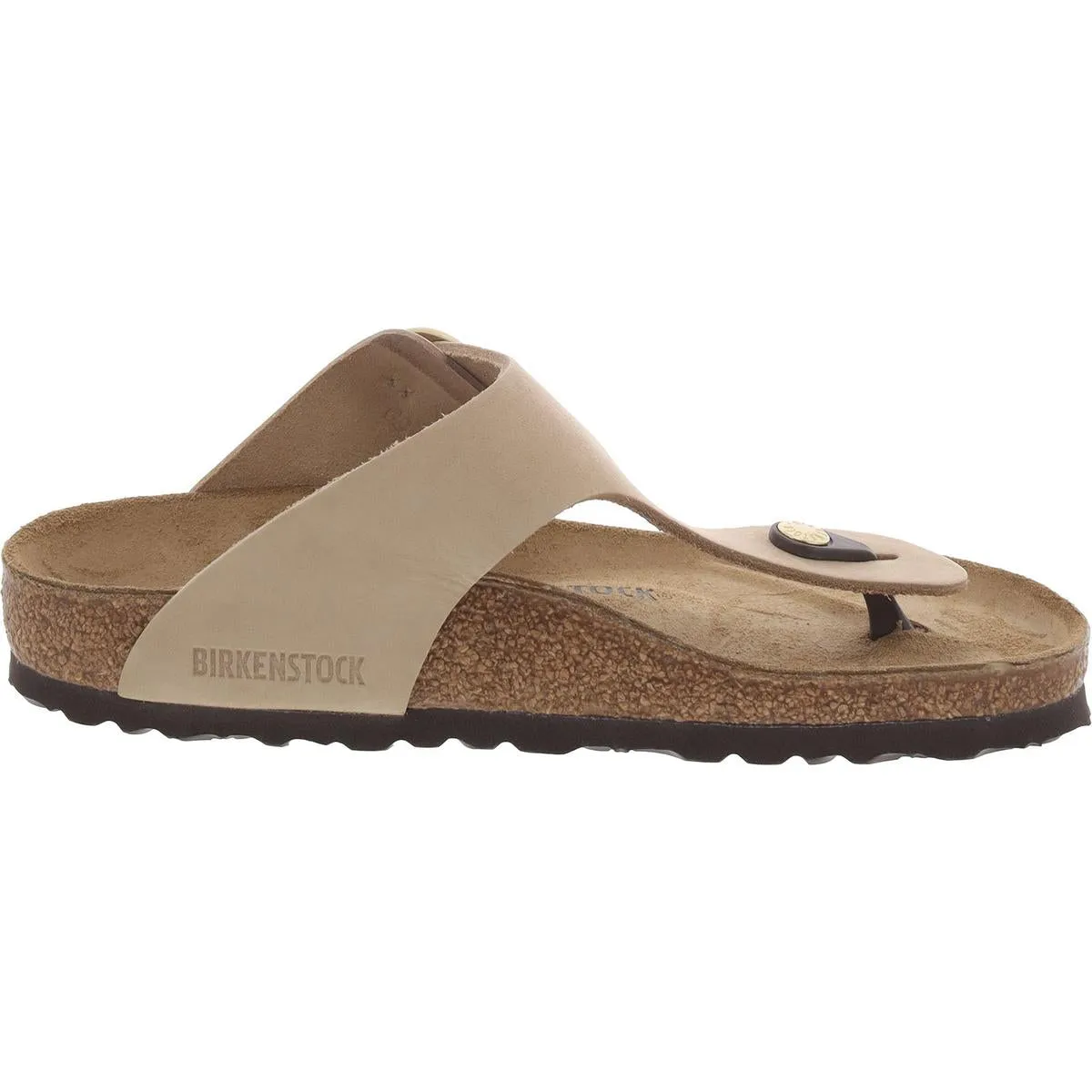 Sandales pour hommes à semelle intérieure en similicuir avec bride à l'orteil