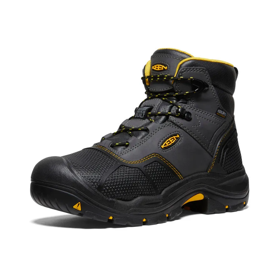 Botte imperméable Logandale pour homme (embout d'acier) | Corbeau/Noir