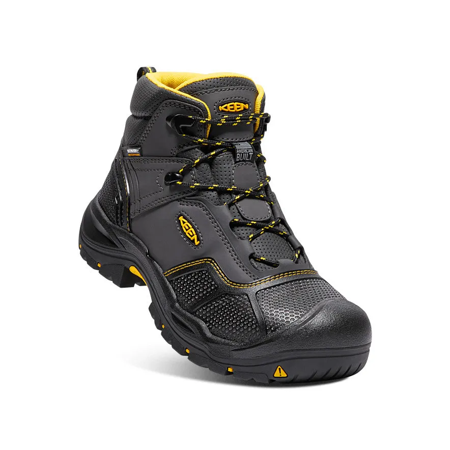 Botte imperméable Logandale pour homme (embout d'acier) | Corbeau/Noir