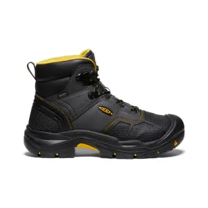 Botte imperméable Logandale pour homme (embout d'acier) | Corbeau/Noir