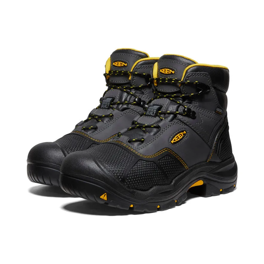 Botte imperméable Logandale pour homme (embout d'acier) | Corbeau/Noir