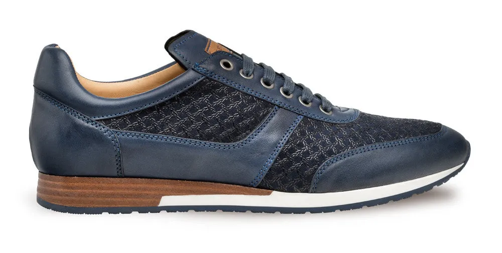 Mezlan Maxim Basket à Lacets Bleue