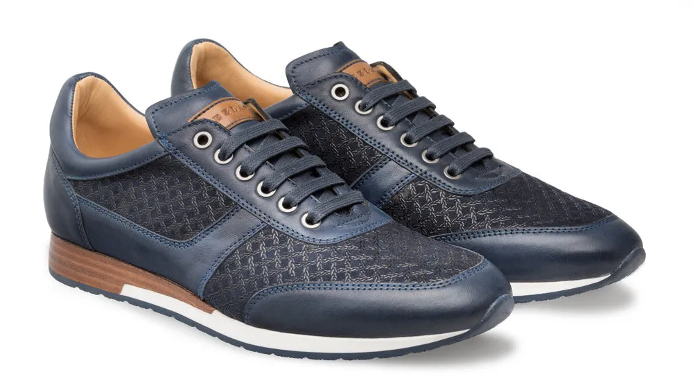Mezlan Maxim Basket à Lacets Bleue