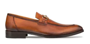 Mezlan Mocassin ornementé Cognac/Rouille