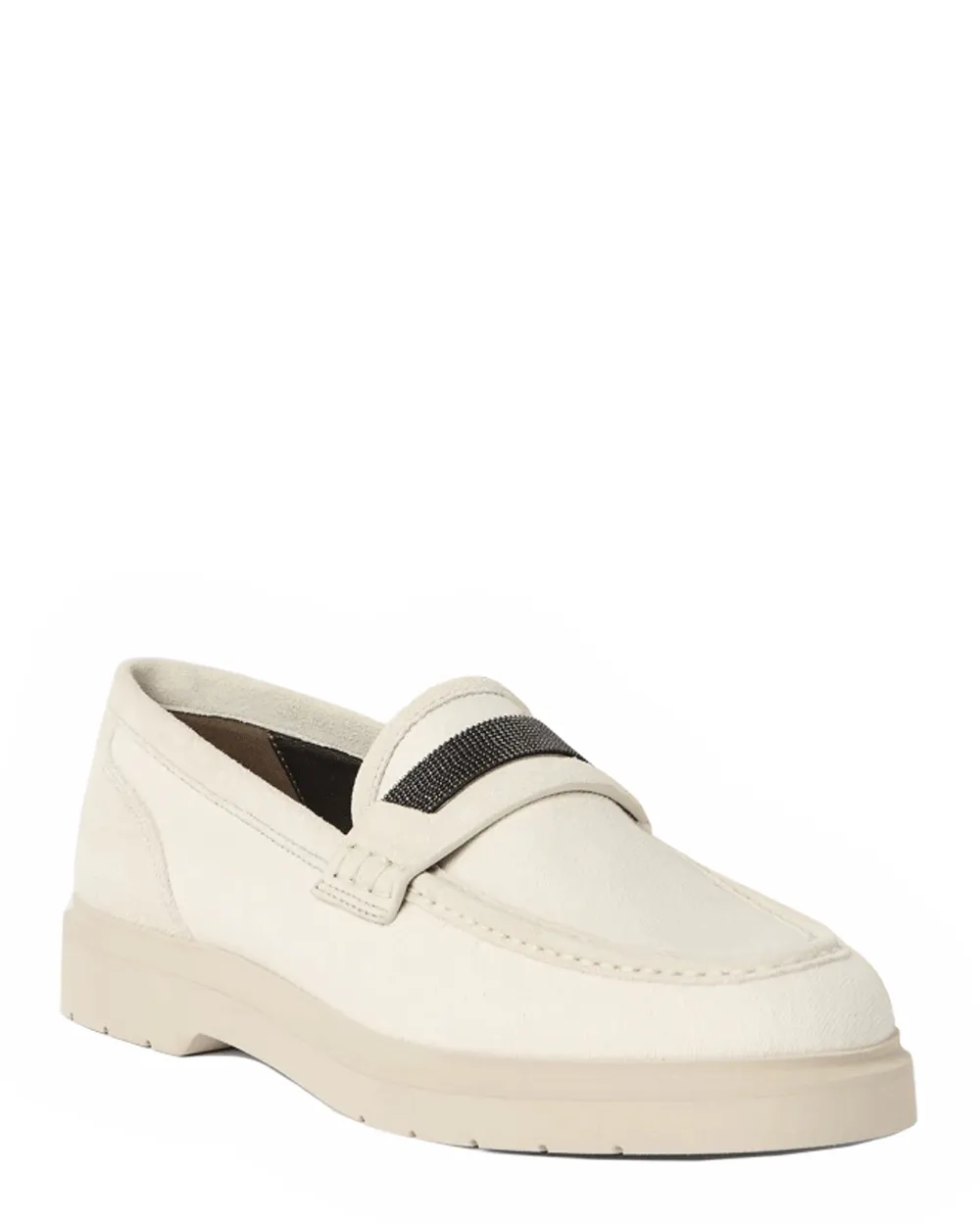 Monili Penny Loafers en Écru