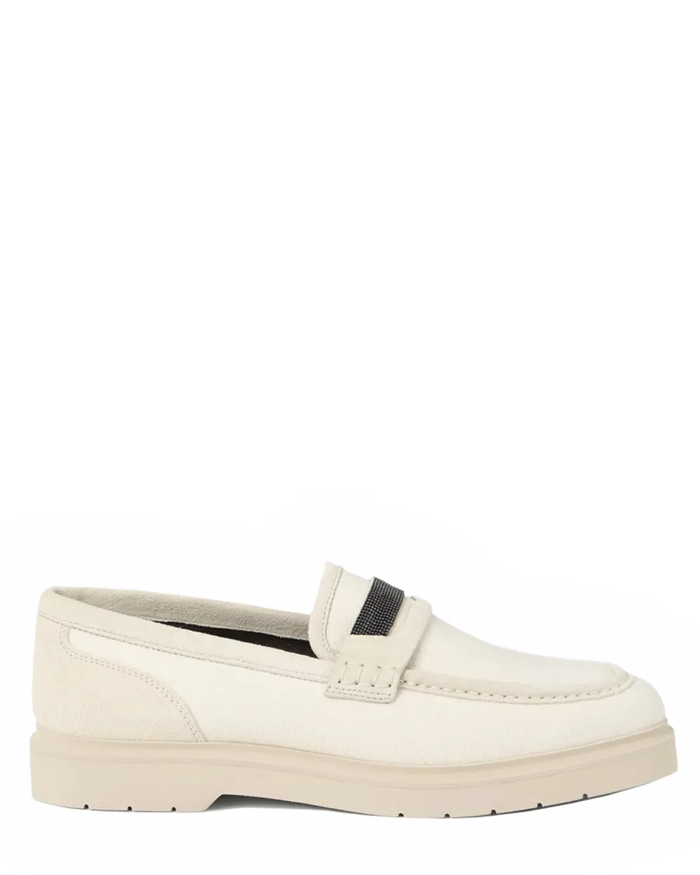 Monili Penny Loafers en Écru