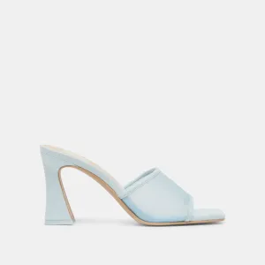 NARDA TALONS MESH BLEU GLACÉ