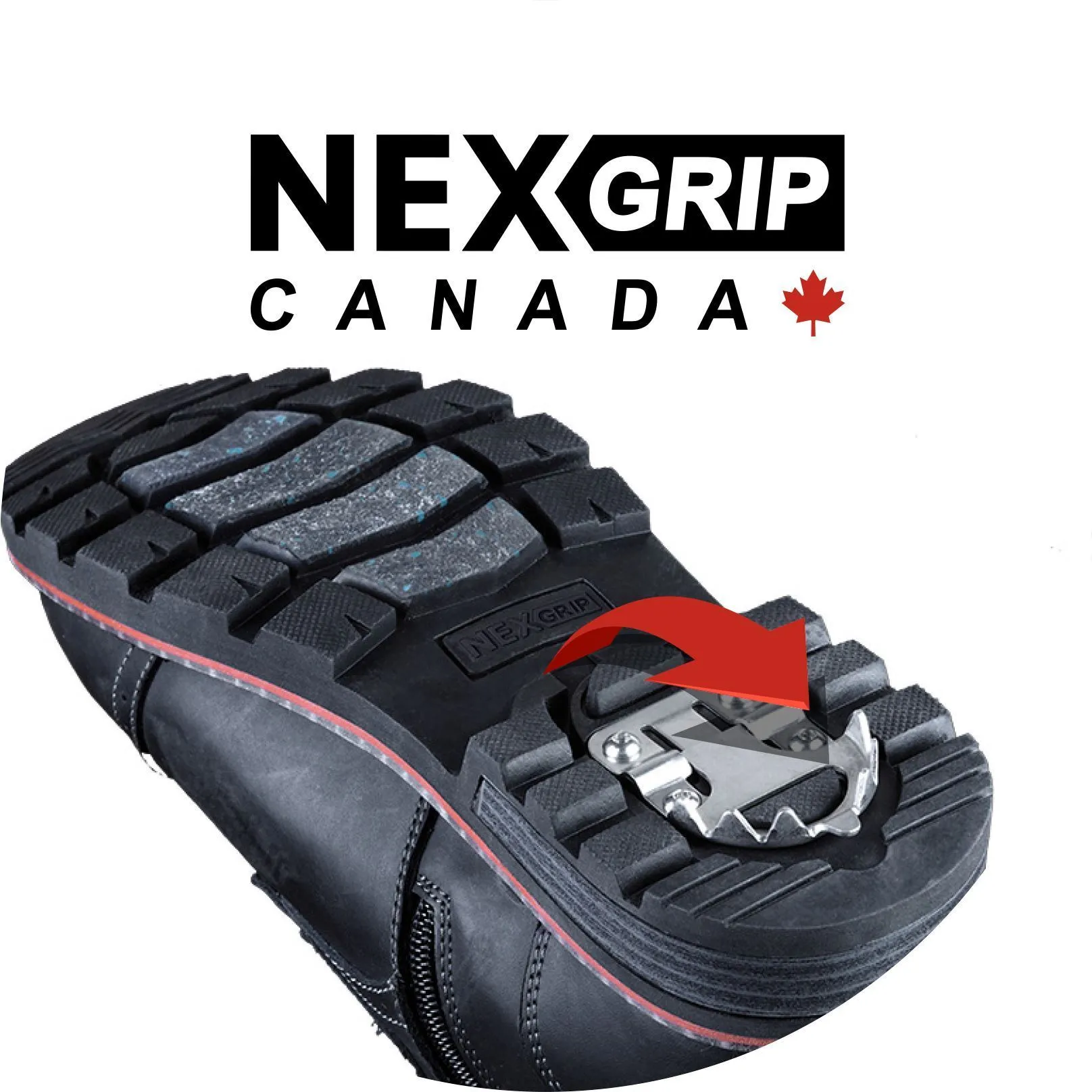 NEXGRIP ICE JACOB 3 W/CLEAT POUR HOMME TAILLE MOYENNE ET LARGE