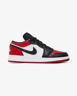 NIKE AIR JORDAN 1 LOW BRED TOE GS