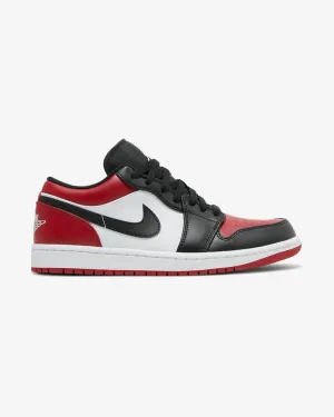 NIKE AIR JORDAN 1 LOW BRED TOE