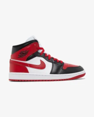 NIKE AIR JORDAN1 MID WMNS ALTERNATE BRED TOE (NEUF)