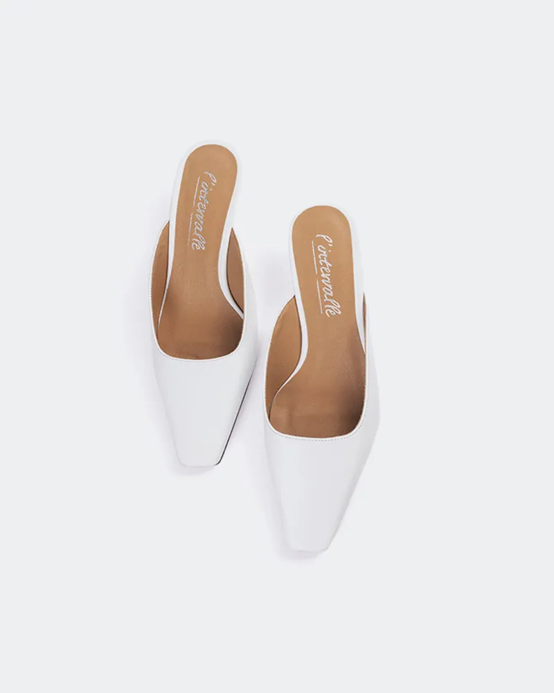 Nostrand Cuir Blanc