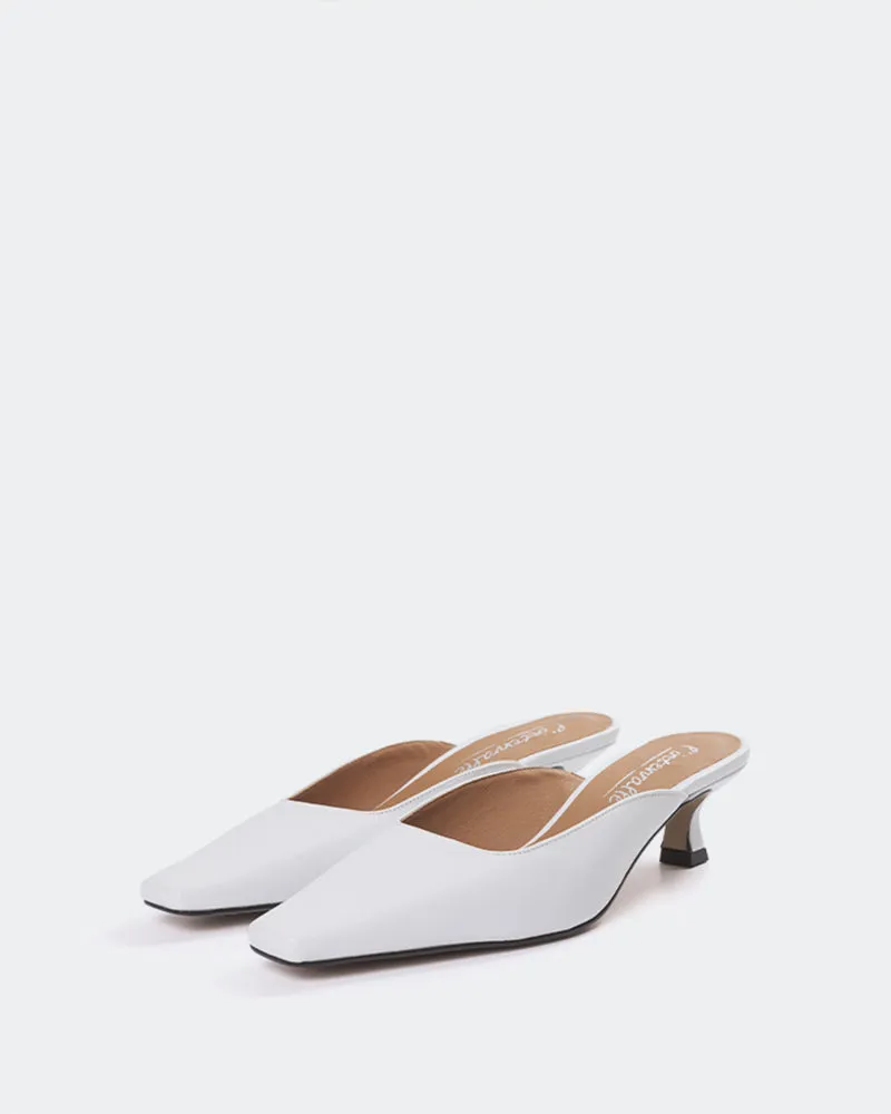 Nostrand Cuir Blanc
