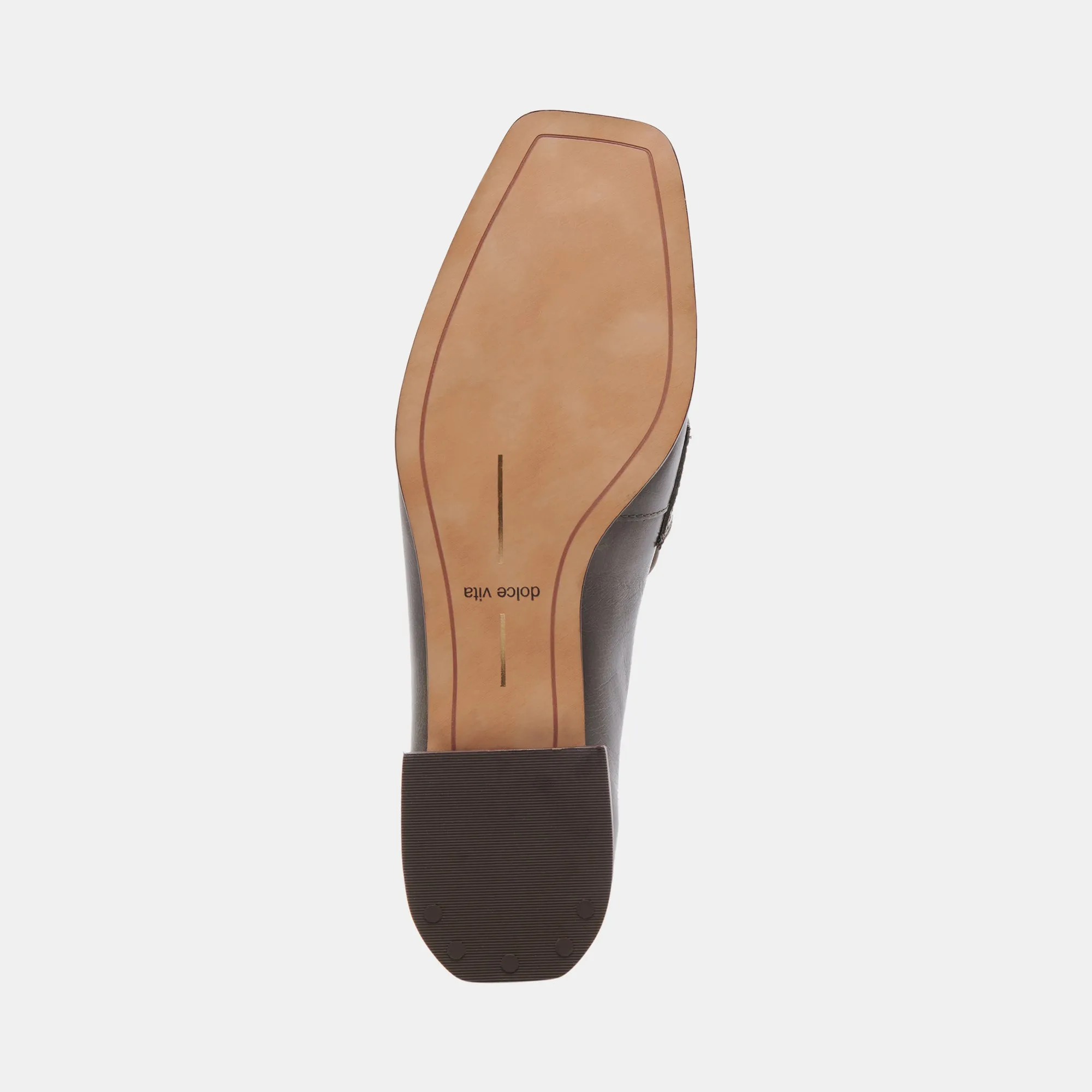 NYGEL LOAFERS CUIR VERT OLIVE FONCÉ
