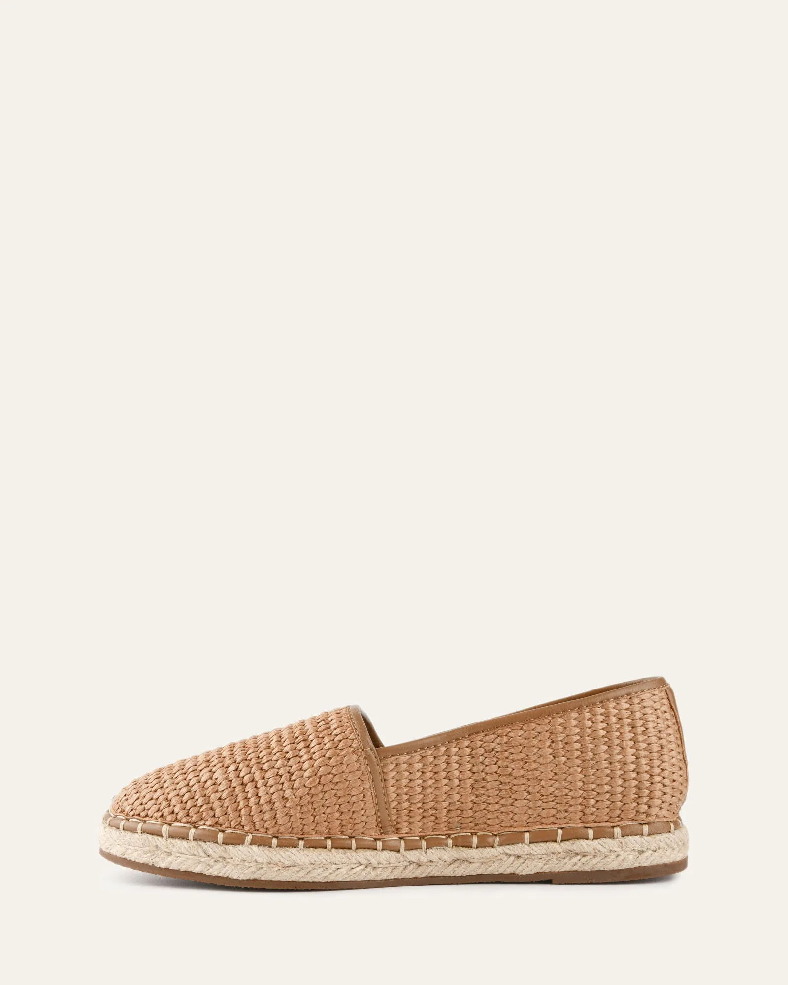 OAKLEY MOCASSINS BEIGE RAFFIA
