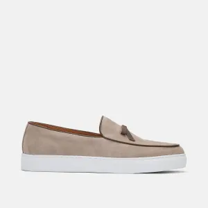 Chaussures Sneakers Belgian Loafer en Suédine Sable du Désert Odell