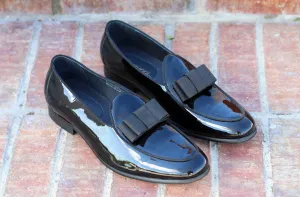 Mocassin Formel en Cuir Verni Noir