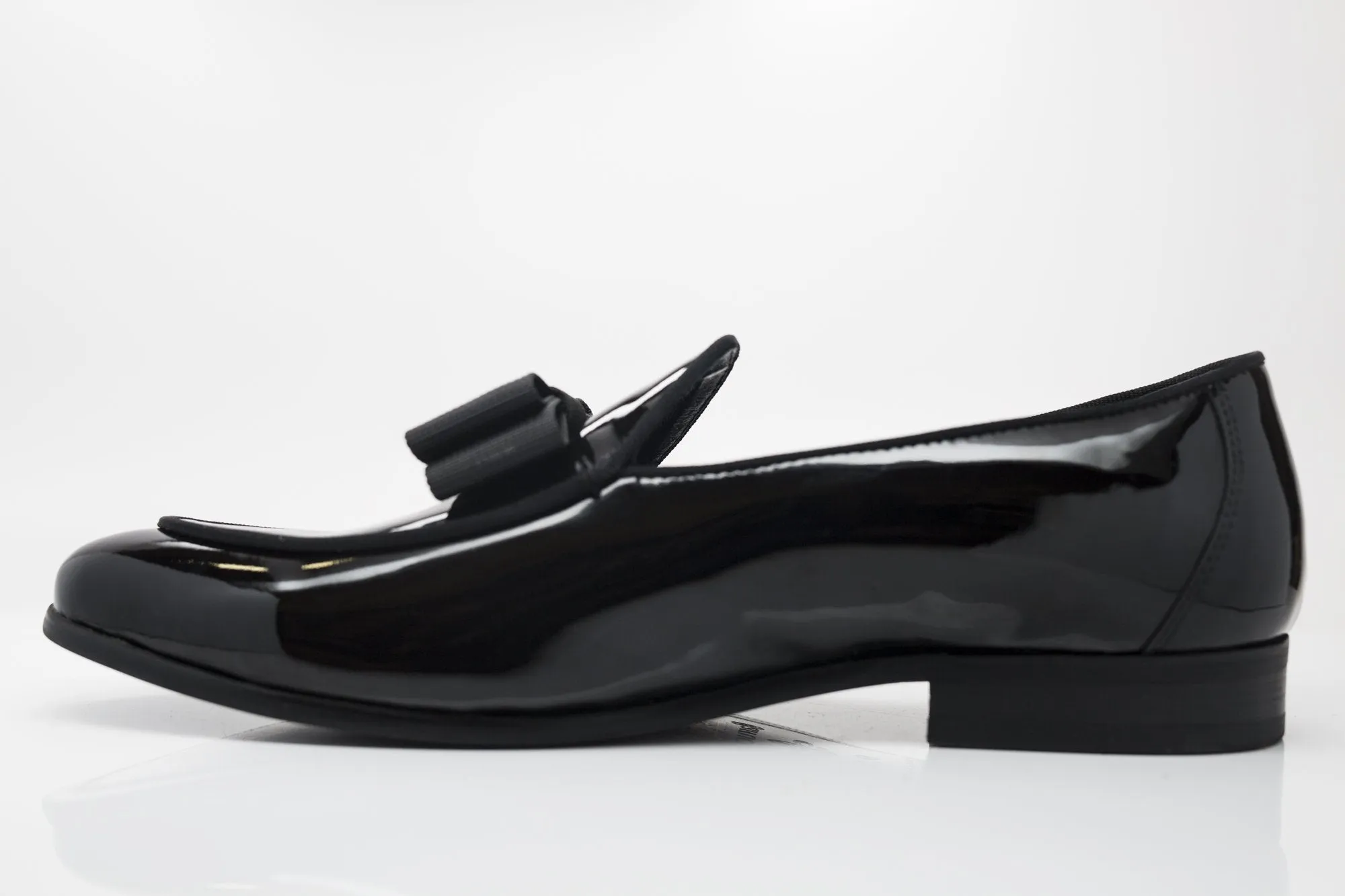 Mocassin Formel en Cuir Verni Noir