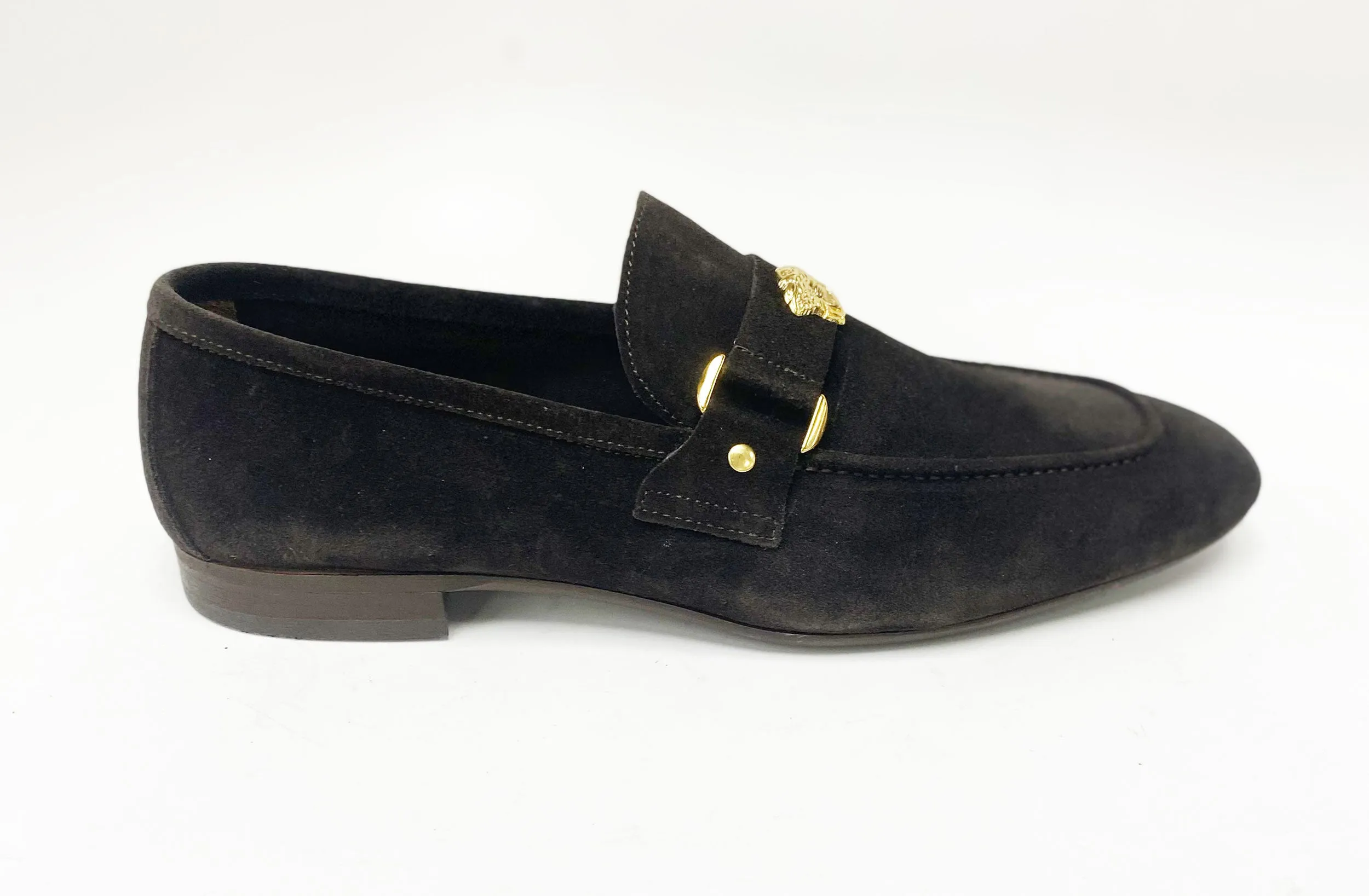 Mocassin en daim Pelle à enfiler Marron