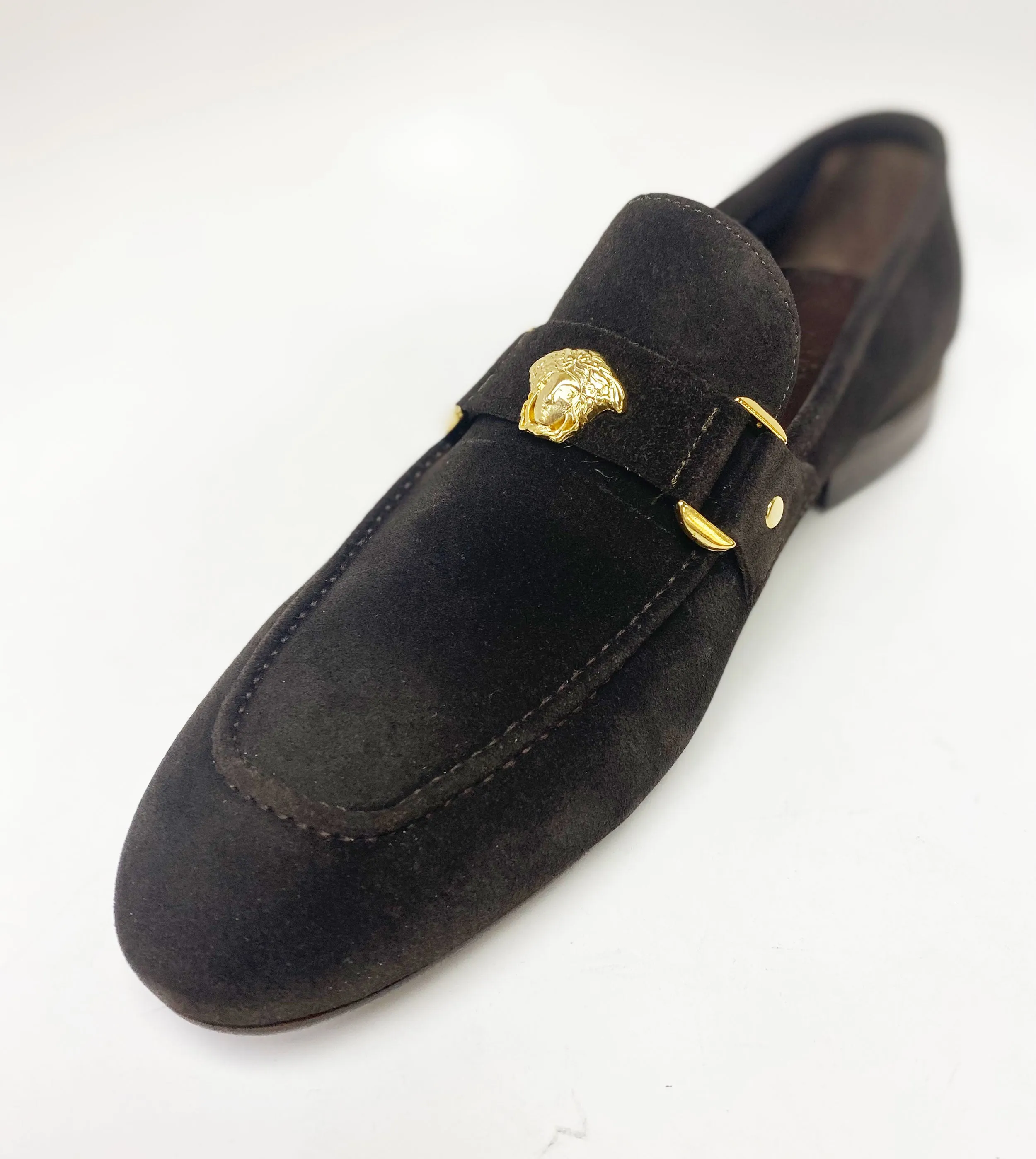 Mocassin en daim Pelle à enfiler Marron